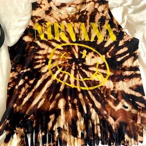 Nirvana Bleach Dye Crop